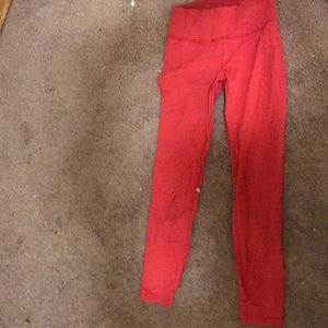 lululemon athletica Pants - Red lululemon leggings lululemon athletica Pants - Red lululemon leggings